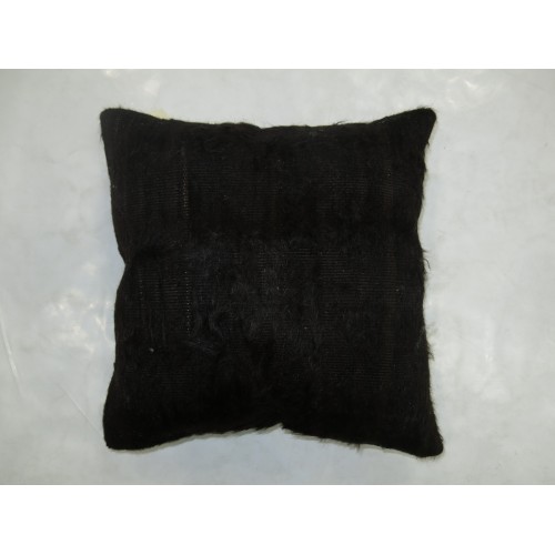 Black Mohair Pillow No. p3385