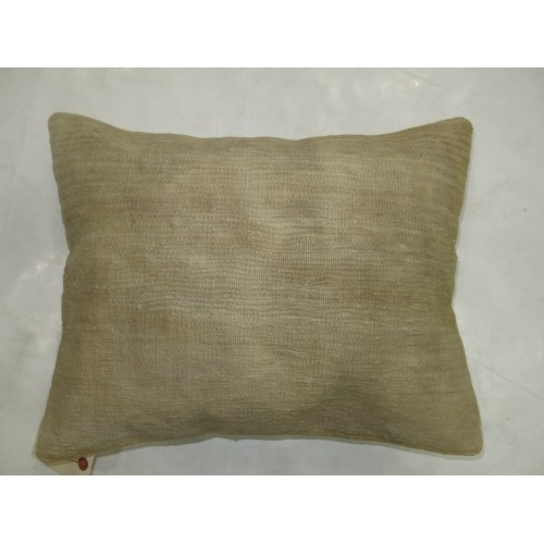 Modern khaki Kilim Pillow No. p3387