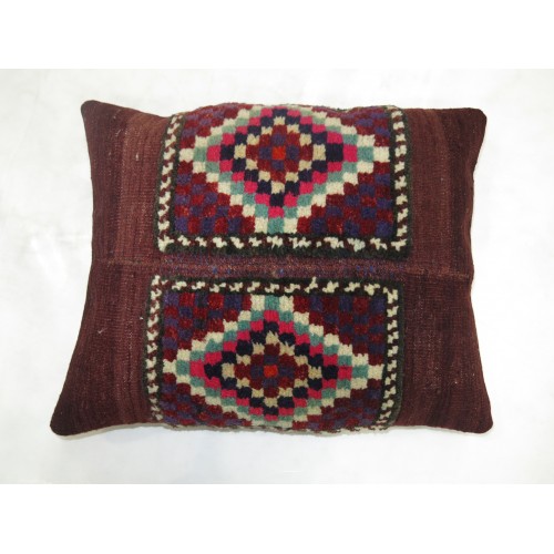 Turkeman Bohemian Rug Pillow No. p3652a