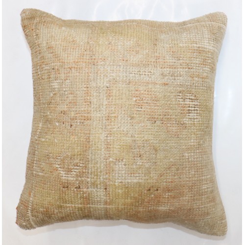 Small Turkish Gold Oushak Pillow No. p4033