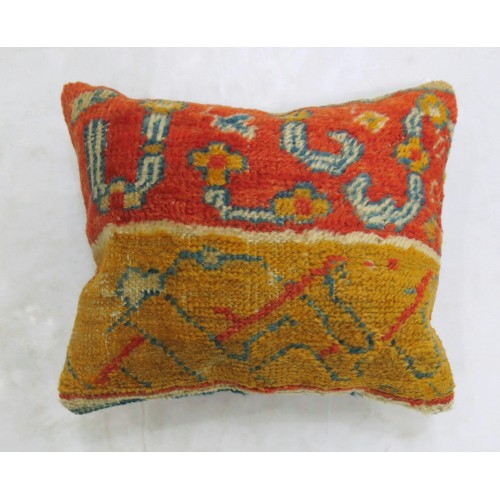 Antique Oushak Turkish Pillow No. p4195