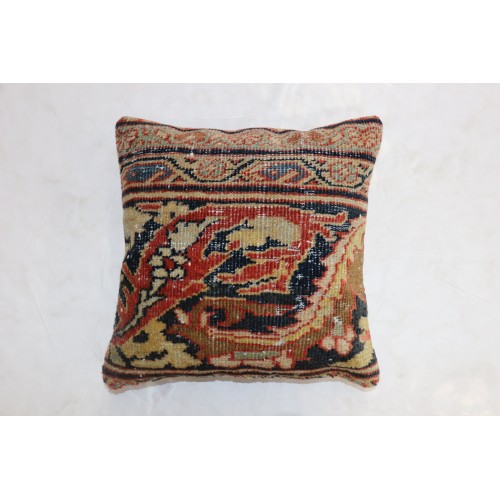 Antique Sultanabad Rug Pillow No. p4379