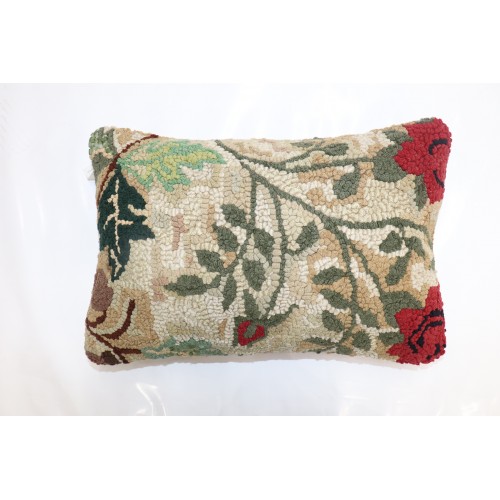 American Hooked Rug Pillow No. p4505