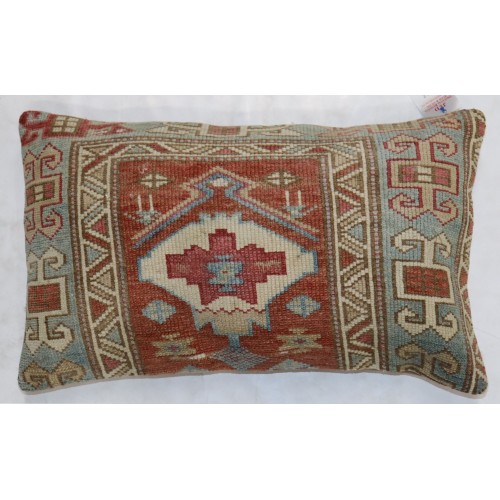 Large Rustic Caucasian Rug Pillow No. p4558