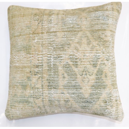 Soft Green Worn Antique Pillow No. p4953