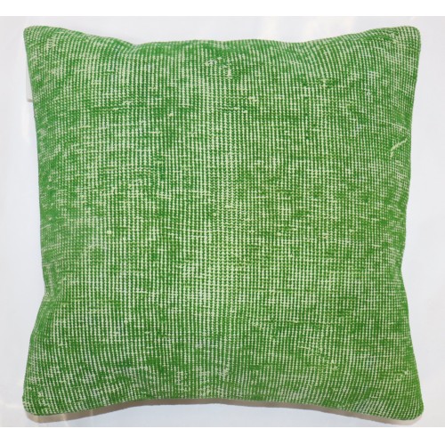 Green Overdye Rug Pillow No. p4967