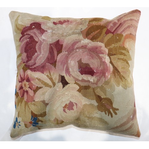 19th Century French Aubusson Pillow No. p5041