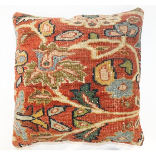 Sultanabad Persian Rug Pillow No. p5059