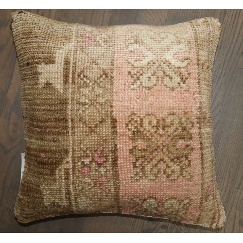 Vintage Turkish Rug Pillow No. p5107