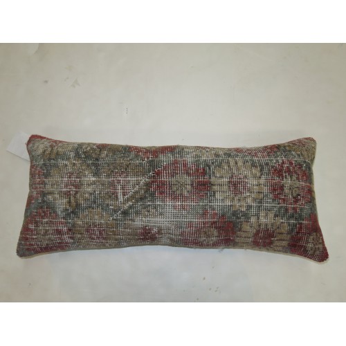 Antique Turkish Deco Pillow Rug No. p607