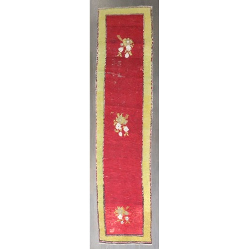 Red Turkish Tulu Runner No. r2794
