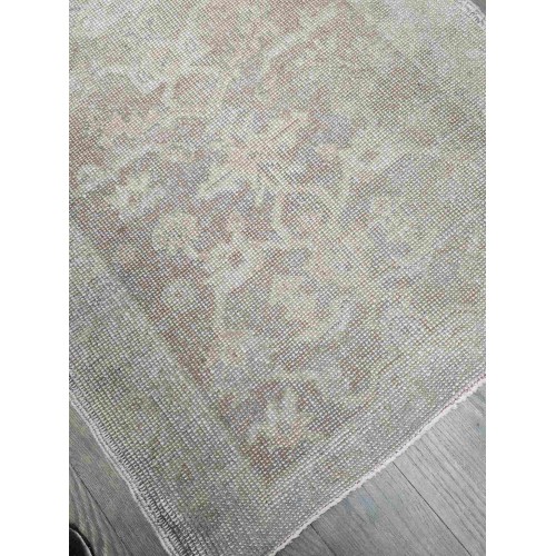 Vintage Narrow Neutral Turkish Runner No. r4124