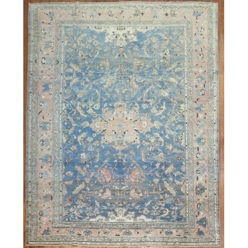 Blue Persian Malayer Pictorial Rug No. r4369