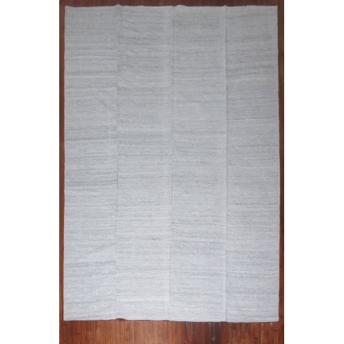 Modern White Kilim No. r4527