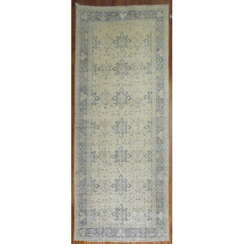 Vintage Worn Turkish Corridor Rug No. r4612