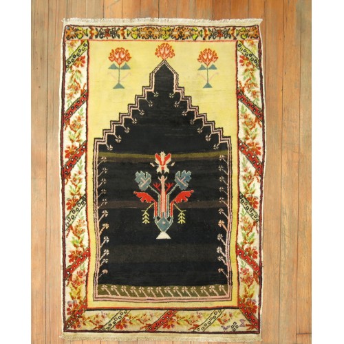 Antique Turkish Prayer Rug No. r4940