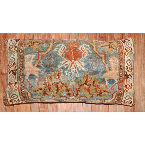 Antique Persian Bidjar Rug Pillow No. r5784