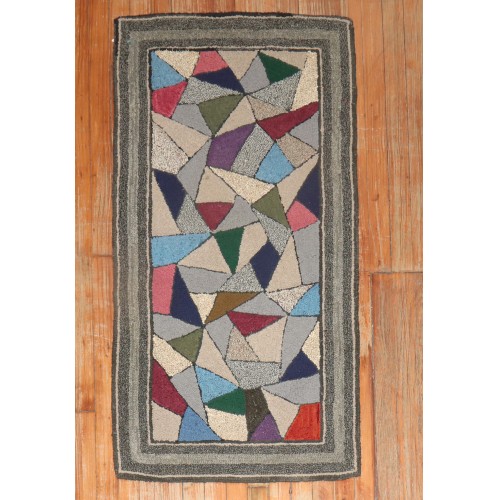 American Hooked Scatter Size Rug No. r5797