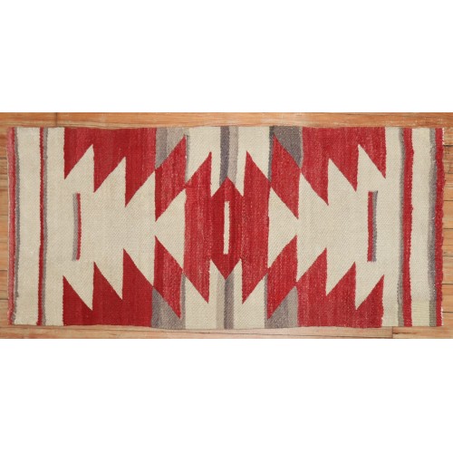 American Navajo Mini Blanket  Rug No. r5834