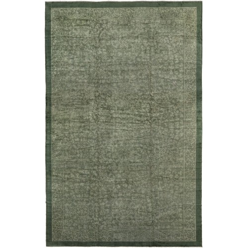 Large Green Antique Chinese Rug No. r5878