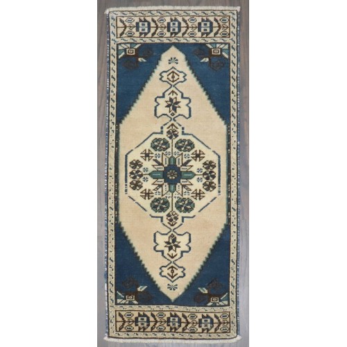  Blue Beige Turkish Mat No. y1691