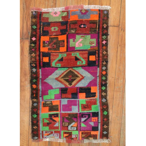 Colorful Eclectic Turkish Mat No. y1801