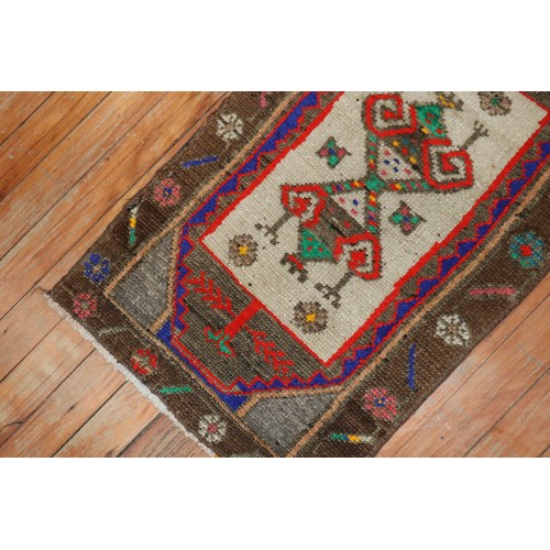 Quirky Tribal Turkish Mat No. y1814